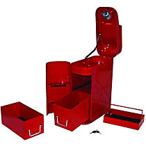 RT26019 Tool Box - Red, Metal, Utility, Universal, Sold individually