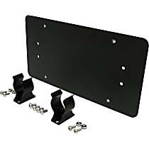 RT26075 License Plate Bracket (Roller Fairlead) - Fits Vehicles with Winch w/ Roller Fairlead