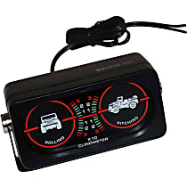RT27003 Clinometer, Black, Roll and Pitch Gauge w/ CJ Graphics
