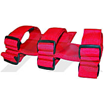 RT27005 Fire Extinguisher Holder, Red, Attaches To Any Roll Bar or Sports Bar Up To 3in Diameter. Holds a 3-lb. Extinguisher (Not Included)