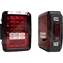 RT28081 Driver or Passenger Side LED Tail Light, With bulb(s), Red Lens