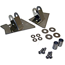 RT30015 Mirror Relocation Bracket - Polished, Metal, Direct Fit