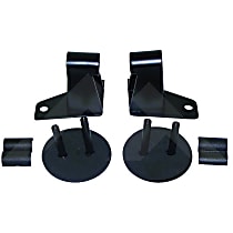 RT30016 Mirror Relocation Bracket - Black, Metal, Direct Fit
