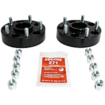 RT32013 Wheel Spacer - Anodized Black, Aluminum, Direct Fit, Set of 2