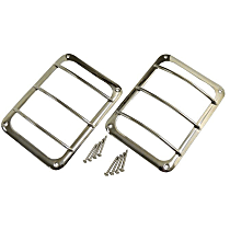 RT34081 Tail Light Guard, Stainless Steel, Set of 2