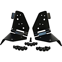 RT34096 Windshield Hinges - Black, Steel, Direct Fit, Set of 2