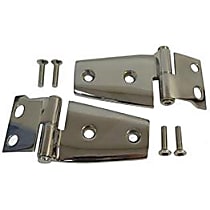 RT34100 Driver and Passenger Side Hood Hinge, Chrome