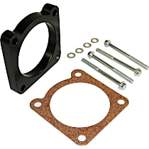 RT35006 Throttle Body Spacer - Anodized Black, Aluminum, Direct Fit, Kit
