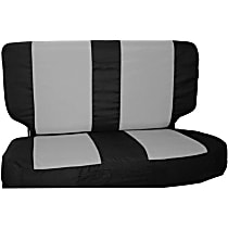 SCP20121 Second Row Seat Cover, Black and Gray, Fabric, 2-tone Design, Factory original seat RT Off-Road Seat Cover