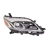 Passenger Side HID/Xenon Headlight, Without bulb(s), OE Replacement