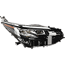 Passenger Side LED Headlight, With bulb(s), OE Replacement, CAPA Certified