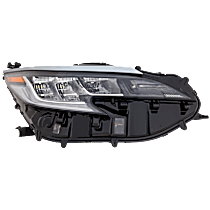 Passenger Side LED Headlight, With bulb(s)