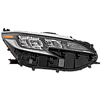 Passenger Side LED Headlight, With bulb(s)