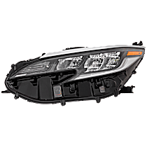 Driver Side LED Headlight, With bulb(s)