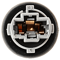 Front, Driver or Passenger Side Turn Signal Light Socket, With Connector Plug
