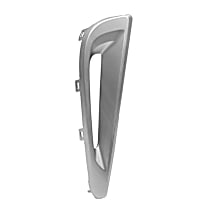 Front, Passenger Side Fog Light Trim, Silver