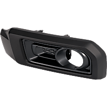 Front, Passenger Side Fog Light Trim, For Models Without Night Shade Edition and 20" Wheels Model, Black