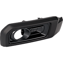 Front, Driver Side Fog Light Trim, For Models Without Night Shade Edition and 20" Wheels Model, Black