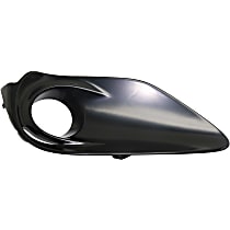 Front, Passenger Side Fog Light Trim, Black