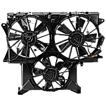 Radiator Cooling Fan Assembly, 3.0L Turbo, Tri-fan
