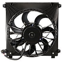 OE Replacement Driver Side A/C Condenser Fan, Single fan