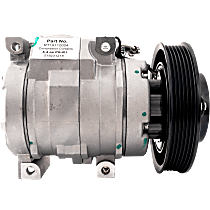 A/C Compressor, 6 Groove; Nipp; 10S17L, With Clutch, 6-Groove Pulley, 4 Cyl 1.8L - 