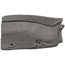 Front, Driver Side Mud Flaps, Black
