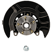 Front, Driver Side Steering Knuckle, With Bearing, With Dust Shield