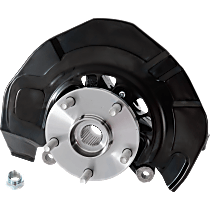 Front, Passenger Side Loaded Knuckle, With Backing Plate, With Bearing