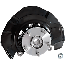Front, Driver Side Loaded Knuckle, With Backing Plate, With Bearing