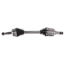 Front, Driver Side Axle Assembly, Four Wheel Drive, New, 4WD, 2.5L 4Cyl