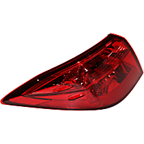 TYC NSF Left Side Lid Tail Light Assy for Toyota Corolla LED 2017-2017