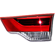 Passenger Side, Inner Halogen Tail Light, With bulb(s), Mounts on Liftgate, OE Replacement