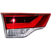 Driver Side, Inner Halogen Tail Light, With bulb(s), Mounts on Liftgate, OE Replacement