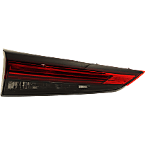 Driver Side, Inner LED Tail Light, With bulb(s), Mounts on Liftgate, OE Replacement, CAPA Certified