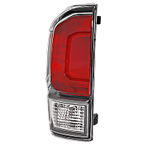 Driver Side Halogen Tail Light, With bulb(s), OE Replacement