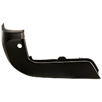 Rear, Driver Side Bumper End, Textured Plastic