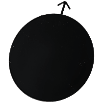 Rear Hitch Cover, Textured, Hatchback