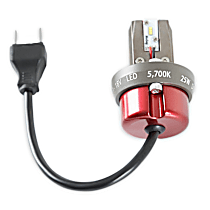 LFRB06 LED Headlight, With bulb(s), Clear Lens
