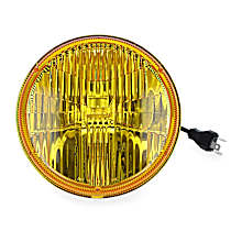 LED Headlight, With bulb(s), Yellow Lens