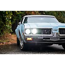 LFRB145 LED Headlight, With bulb(s), Clear Lens