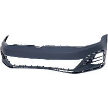 Front Primed Bumper Cover, For Models Without Active Park Assist System and Headlight Washer