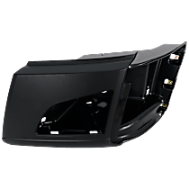 Front, Driver Side Bumper End, Primed Plastic