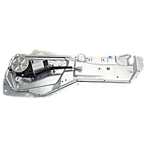 Rear, Passenger Side Window Regulator, Power