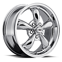 100C-7706100 Aluminum Silver Wheel, 17 in. X 7 in., 5 x 4.75 in.