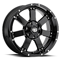 885B-7903212 Aluminum Black Wheel, 17 in. X 9 in.