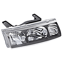 Passenger Side Headlight, with Bulb, Halogen, Clear Lens