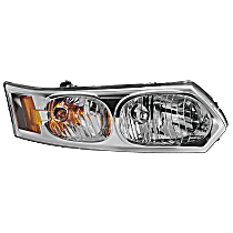 Passenger Side Headlight, With bulb(s), Halogen, Sedan