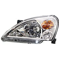 Driver Side Headlight, without Bulb, Halogen, Clear Lens