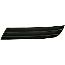 Front, Driver Side, Outer Bumper Grille, Black